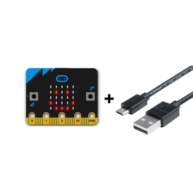 [MIC-MICROBITV2] Micro:bit V2 + câble USB gratuit