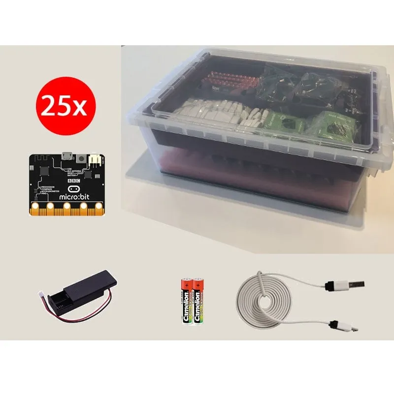[MIC-SET25V2] Class pack of 25x Micro:bit V2