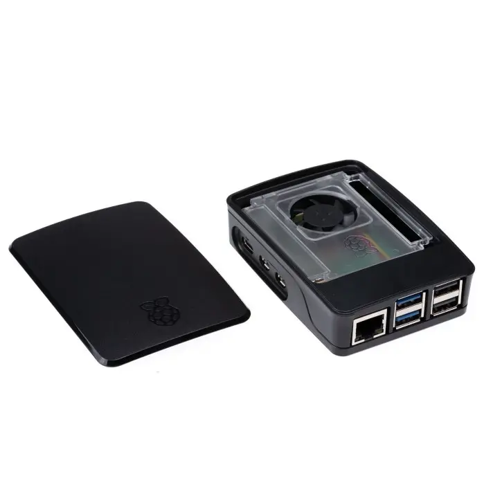 Raspberry Pi Case for Pi 5 Zwart