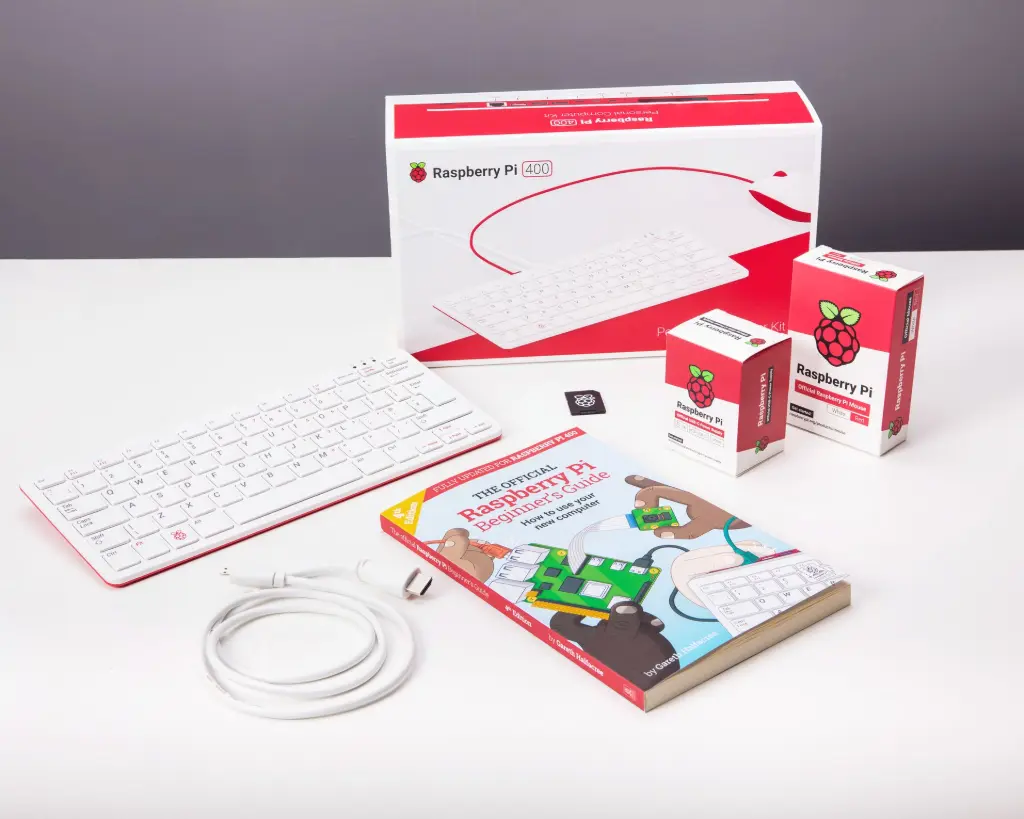 Raspberry Pi 400EU, desktop computer kit (QWERTY)