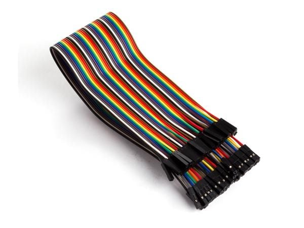 Velleman 40-pins 30 cm JUMPER WIRE (FLAT CABLE) F/F