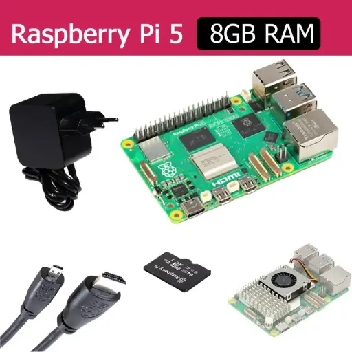 [RAS-SET508] Raspberry Pi5 / 8GB Starter Pack - Black